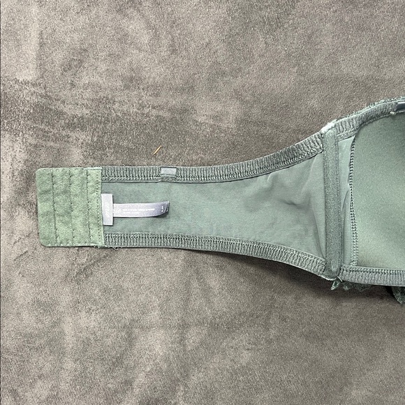Aerie Lace Bandeau Wireless Bra in Green LARGE - Picture 9 of 11